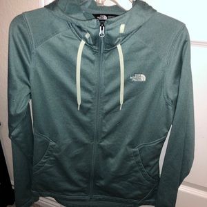 Blue north face jacket
